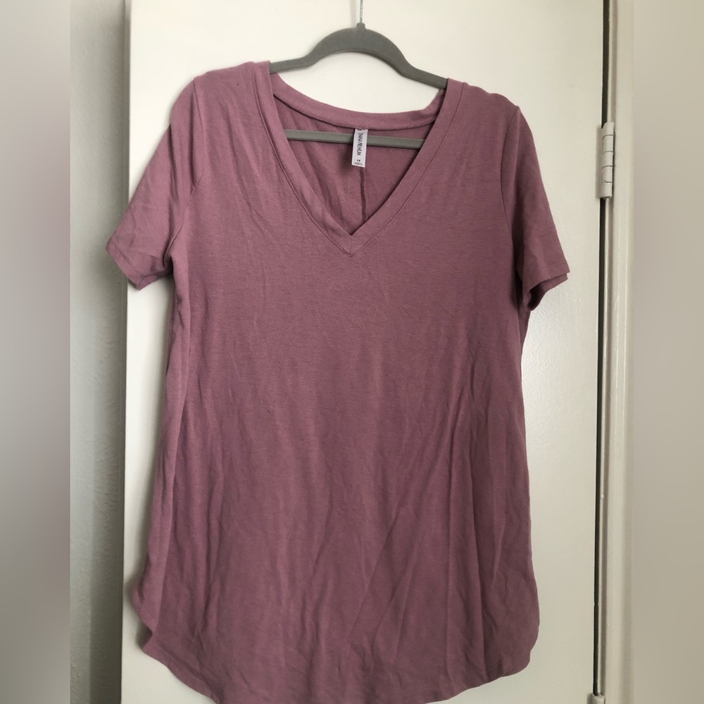 Pink/purple longer tee